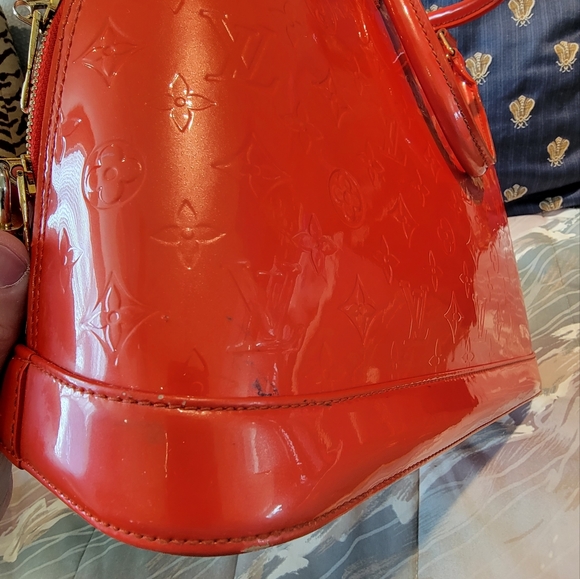 Louis Vuitton Red/Pink Epi Alma Satchel Handbag Satchel GM - Picture 9 of 16